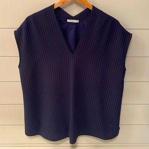 MM.Lafleur Top in Navy w/Pinstripes